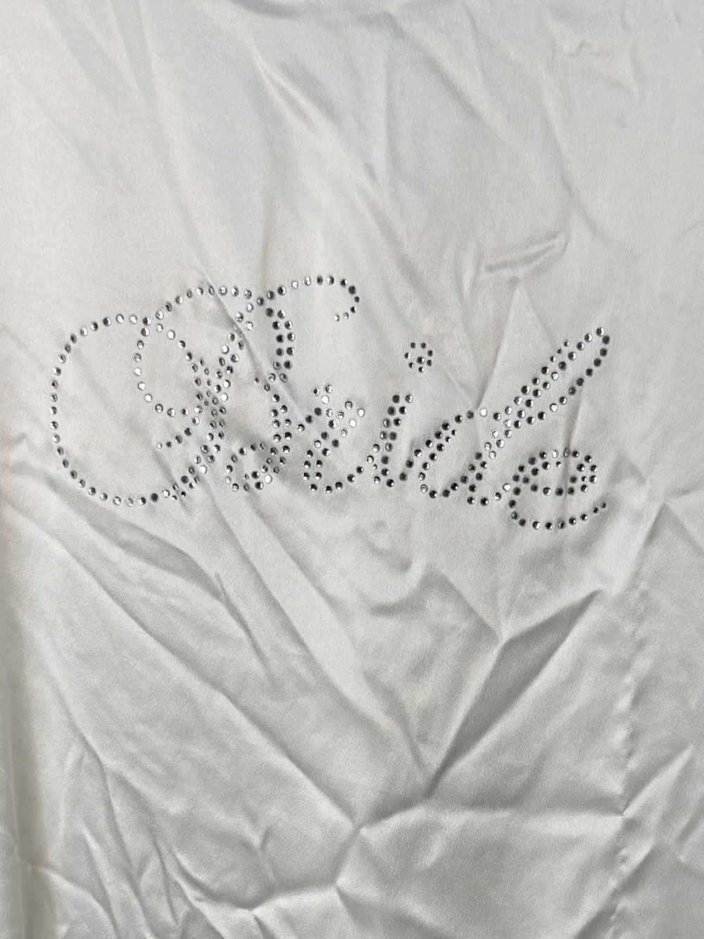 Victorias Secret Bride Robe Rhinestone White